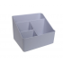 Organizer για καλλυντικά ή μολυβοθήκη, γκρι, 18x13,5x15 εκ.